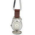 Unisex Capitol Clip On Watch W/ Medallion Flip Top Cover